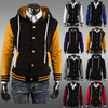 Slim Fit Jacket Varsity Hoodies