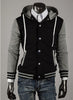 Slim Fit Jacket Varsity Hoodies