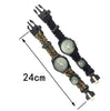 Whistle Watch Fire Starter Compass Paracord